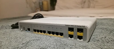 Cisco Catalyst WS-C3560CG-8PC-S | 8 Ports Gigabit PoE+ | IP Base | Testé - Photo 1/3