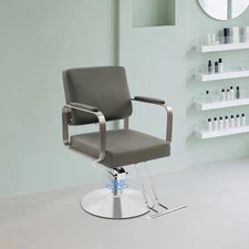 Rotable Salon Chair for Hair Stylist 360° Rotating Barber Stool Adjusted Height