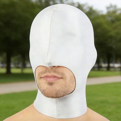 LEOHEX Unisex Satin Ice Silk Sunscreen Hats Face Protective Sports Masks Outdoor