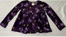 McKids Clothing Girls Long Sleeve Shirt- Size 4T Excellent Condition Purple-SOFT