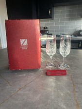 Set of 2 Schott Zwiesel Champagne Flutes 24% Lead Crystal
