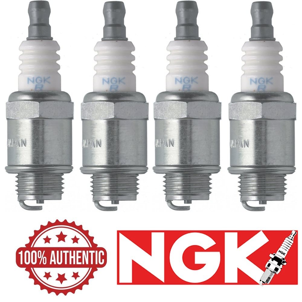 4 pc NGK 4013 BMR2A SOLID Standard Spark Plugs for Ignition Wire Secondary  ff