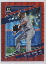 2021 Panini Donruss Optic Red Pandora Prizm 61/99 Noah Syndergaard #107 00ht