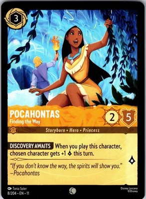 Pocahontas - Finding the Way - 8/204 Winterspell - Common - NM/M