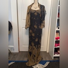NWT Vintage Jovani New York Silk Gown 8