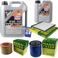 Inspektionskit Filter Liqui Moly ÖL 6L 5W-30 FüR CitroëN Berlingo Mf 1.9 D
