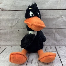 Daffy Duck  1971 Vintage Warner Brothers 12 inch Plush Mighty Star Looney Tunes