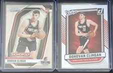 2024-25 Panini Prizm Monopoly - Donovan Clingan #6 (RC) + Donruss The Rookies