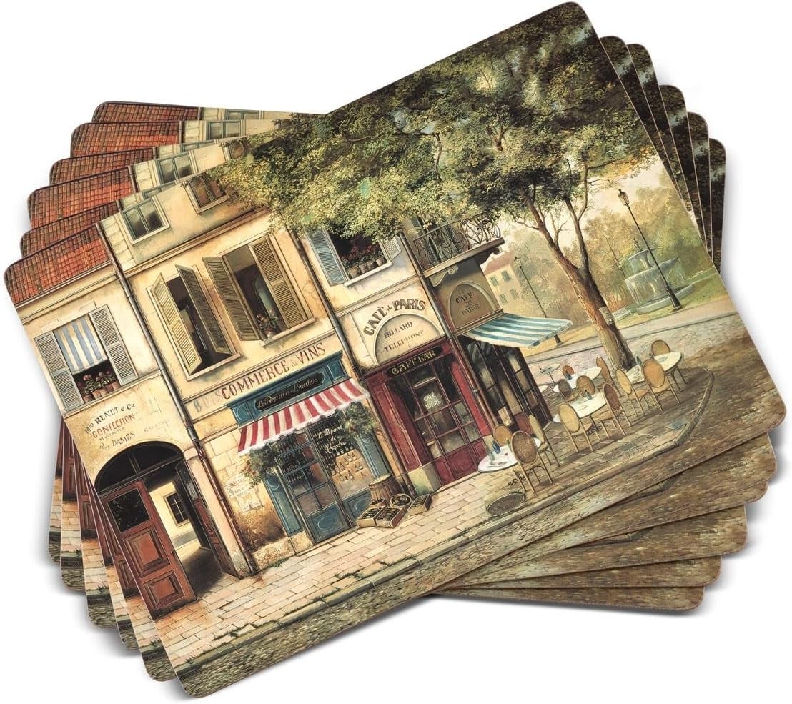 Pimpernel Parisian Scenes Placemats - Set of 6
