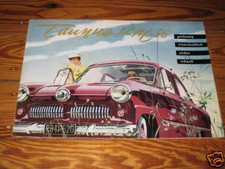 Brochure Ford Taunus 12 M Globe By 1956