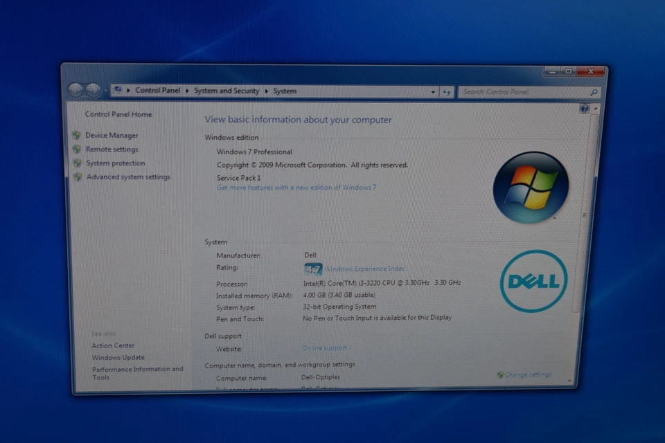 Dell Vostro 270 MT Intel Core i3-3220 3.3GHz 500GB HDD Windows 7 Pro 32-bit WiFi - Image 2 of 4