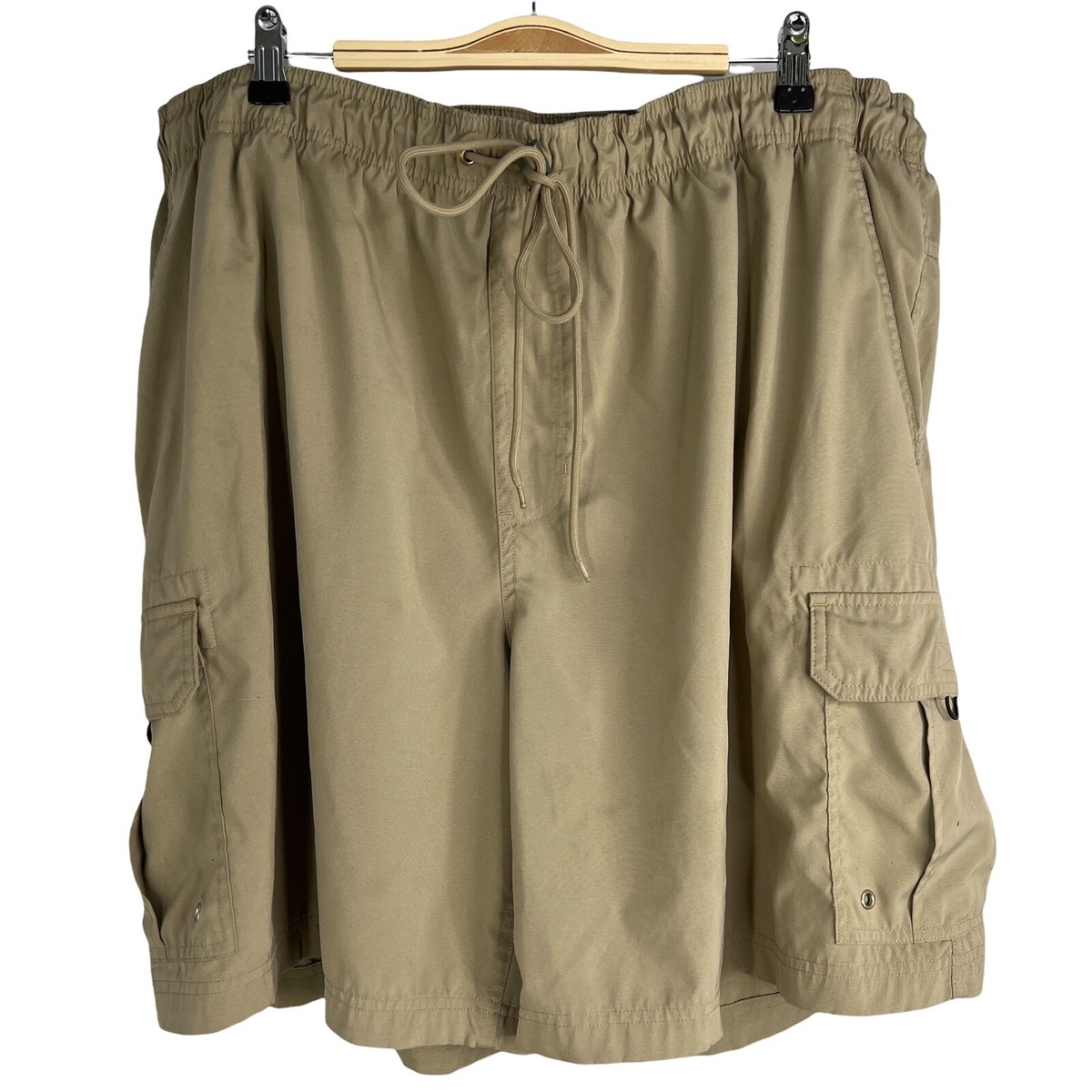 Drawstring Womens Long Khaki Shorts George Womens Khaki Cargo