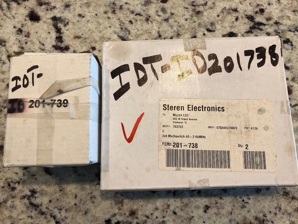 Steren Electronics 201-738 3 X 8 Multiswitch 201738 With 201-739 Adapter - NIB - Image 3 of 3