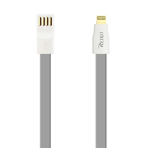 Reiko 48inch 8pin magnetic Charge + Sync USB cable – Retail Package -Gray