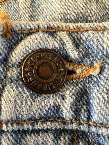 Levis VTG 90s Student 550 Blue Jeans Red Tab Tag 29x39 (26x30) Measured - Picture 3 of 14