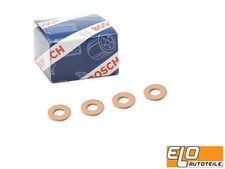 4x Original Bosch Gasket Copper Ring Gasket Nozzle Holder Shaft F00VC17503