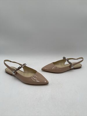 Nine West Women s Brulia Ballet Flat Beige Size 8.5M