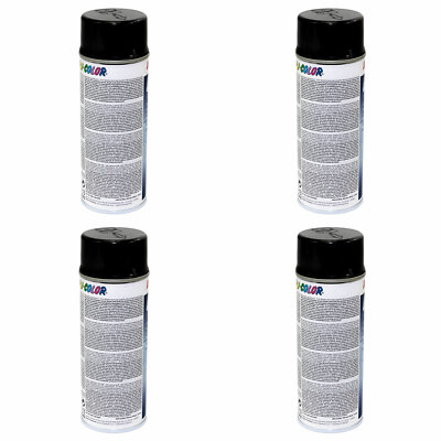 Lackspray Schwarz Glänzend Lackspray Spraydose Sprühlack Cars Dupli Color 385865 Schwarz Glaenzend 4 X 400 Ml Sprühlack Silber Glänzend