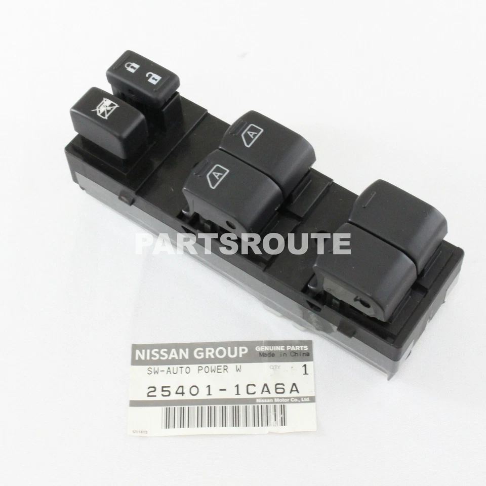 Interruptor maestro ventana eléctrica principal Infiniti FX35 FX37 FX50 QX70 OEM 25401-1CA6A Foto 2 de 3