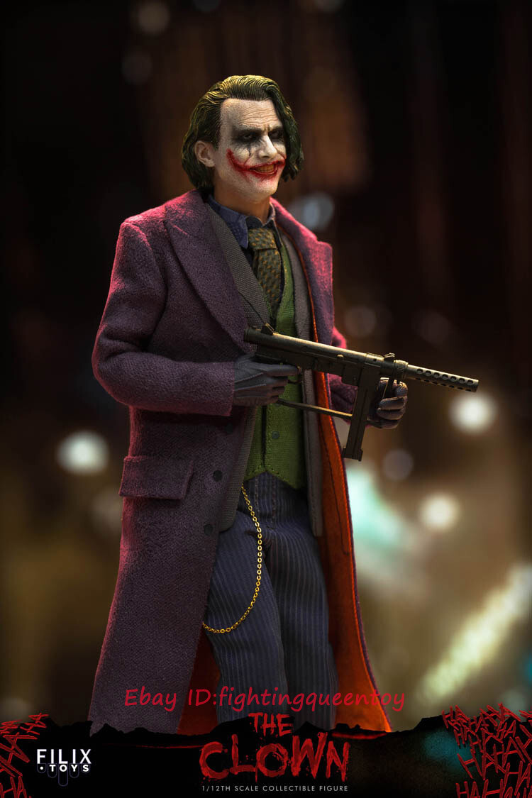 FILIX TOYS The Joker Heath Ledger 1/12 Scale Action Figure Model
