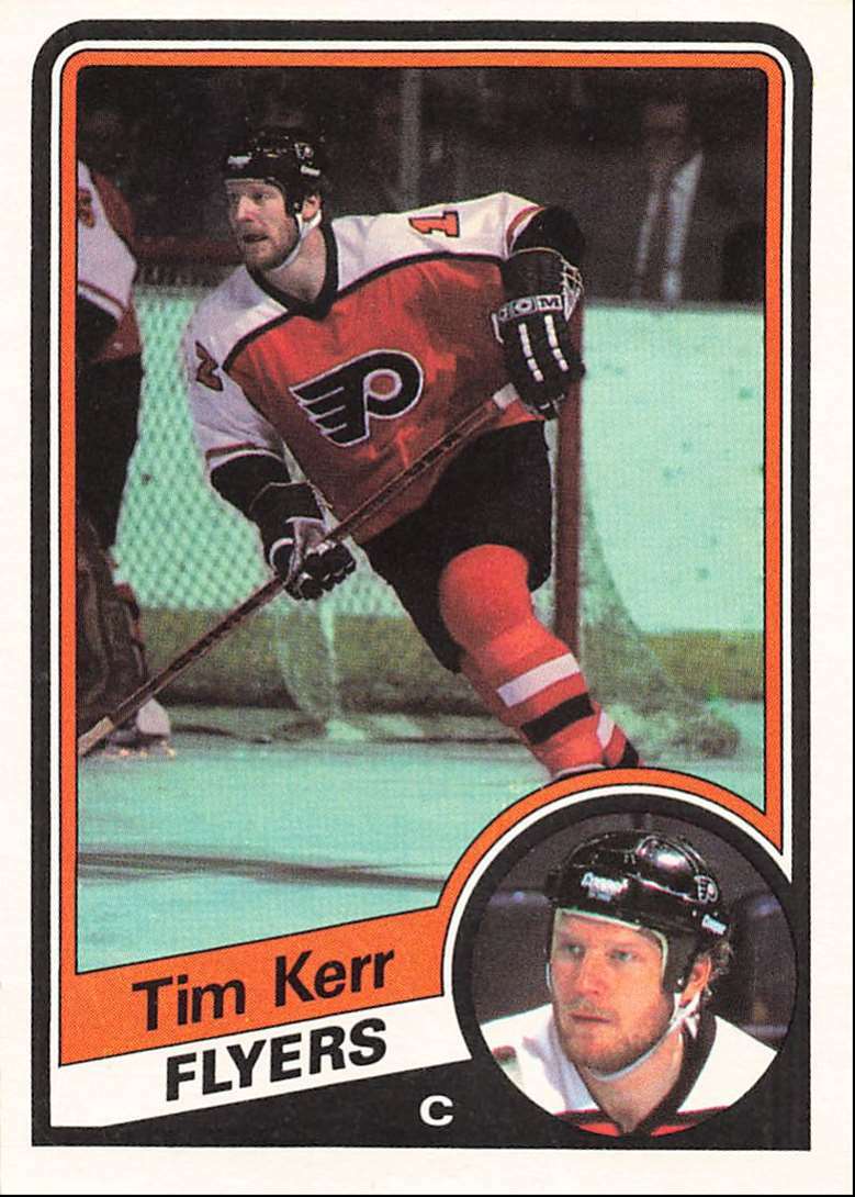 1984-85 O-Pee-Chee Tim Kerr Philadelphia Flyers #162