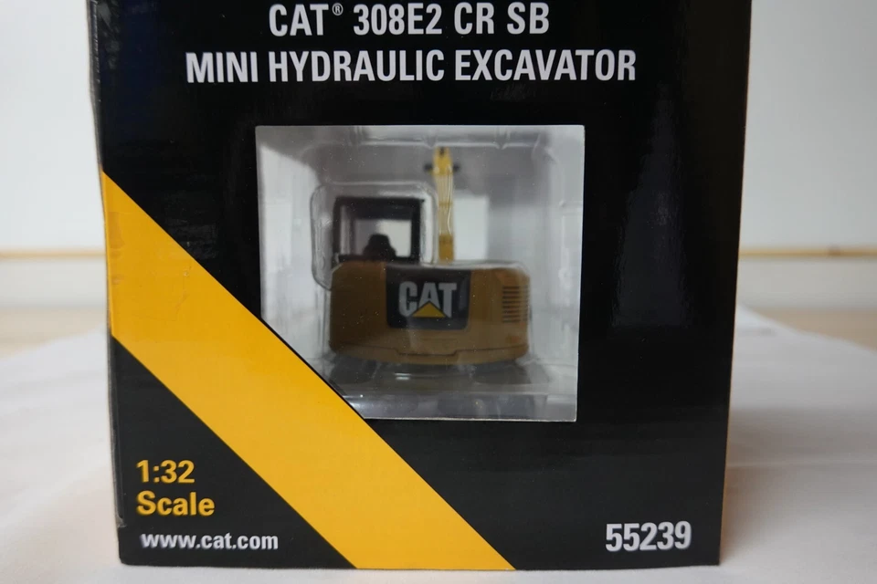 NORSCOT 55239 CAT 308E2 CR SB MINI HYDRAULIC EXCAVATOR 1:32 SCALE N.I.B - Image 4 of 4