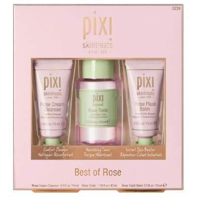 Pixi Skintreats Best of Rose 3 Piece Gift Set 