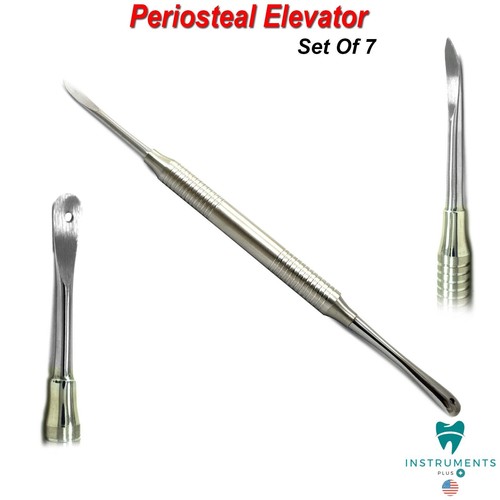 Set Of 7 Implant Periosteal Dental Elevators Sinus Lift Surgical Instruments Kit - Picture 2 of 8