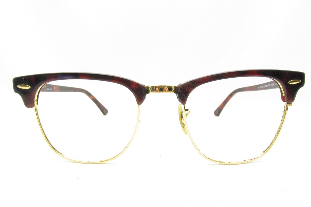 RAY-BAN CLUBMASTER BROWLINE RB3016 W0366 3N EYEGLASSES FRAMES 49