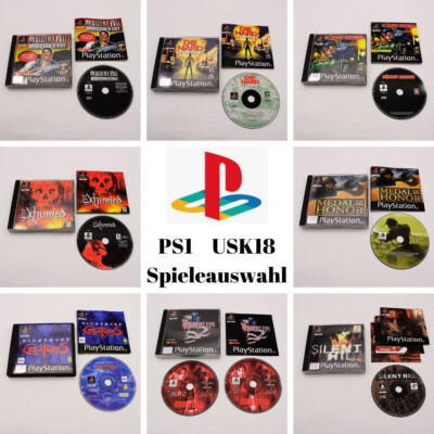 PS1 Spiele | USK18 Spieleauswahl | Playstation 1 Resident Evil Silent Hill