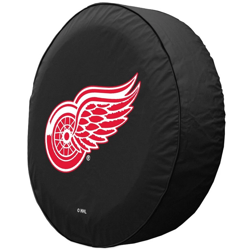 Detroit Red Wings NHL Tire Cover on Black Vinyl - Image 2 of 3