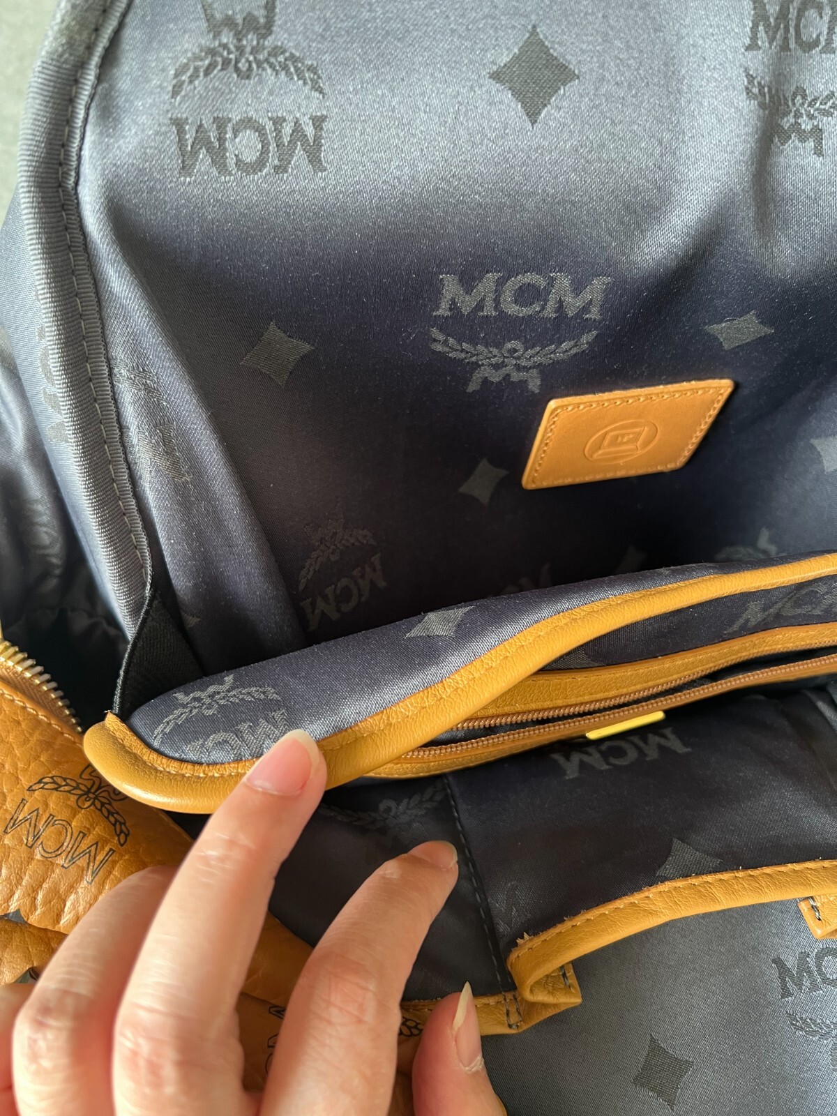 MCM Studs Backpack Rucksack Logogram MMK5SVE18CO0… - image 19