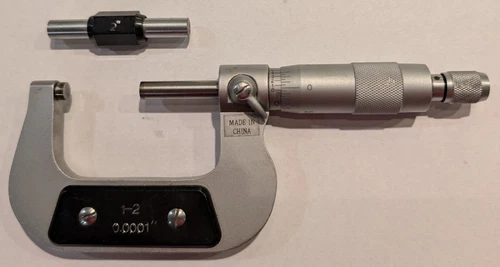 Unbranded Outside Micrometer 1 - 2" Range .0001"