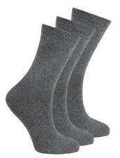 Calcetines Altos Escolares Para Niñas, Medias Largas De Algodón Para Uniforme Y Deporte, Pack De 6 Pares (FR/ES, Números, 23, 28, Negro