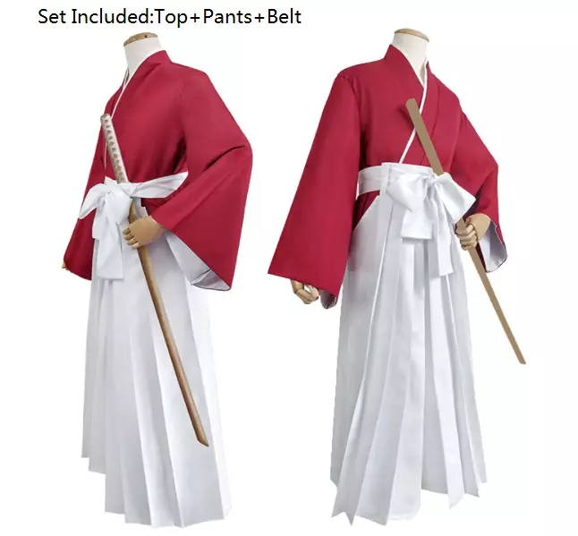 Himura Kenshin Cosplay Costume Anime Rurouni  