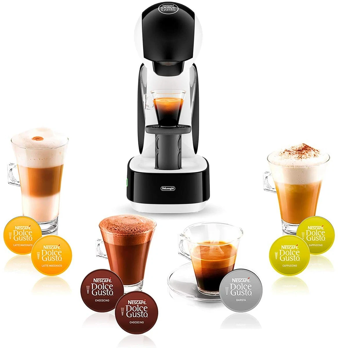 Cafetière à dosettes Dolce Gusto Infinissima Nescafe YY3876FD blanche