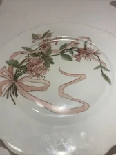 J. P. L. France Jean Pouyat Limoges Hand Painted Plate Honey Suckle ID
