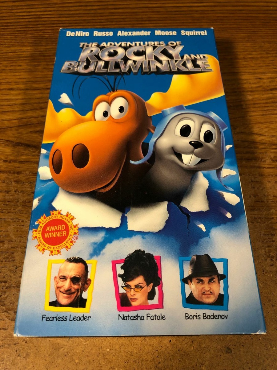 The Adventures Of Rocky & Bullwinkle VHS Used Movie Robert De Niro
