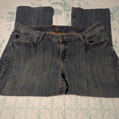 Riders Copper Jeans Women 18W Petite (37x27) Bootcut Denim Mid Rise Stretch[PT6]