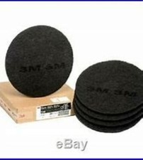 3M Premium Black Floor Pads 13" pack of 5 for stripping floors