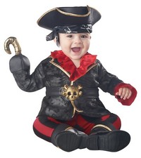 Jack Sparrow Buccaneer Pirate Of The Crib-Ian Infant Baby Costume