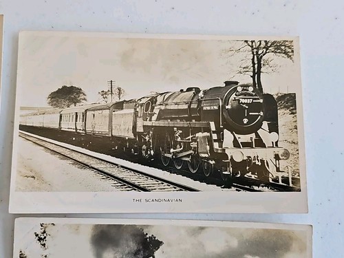 9 X Steam Train Postcards By Valentine Inc Flying Scotsman Mancunian Royal Scot - Picture 5 of 15