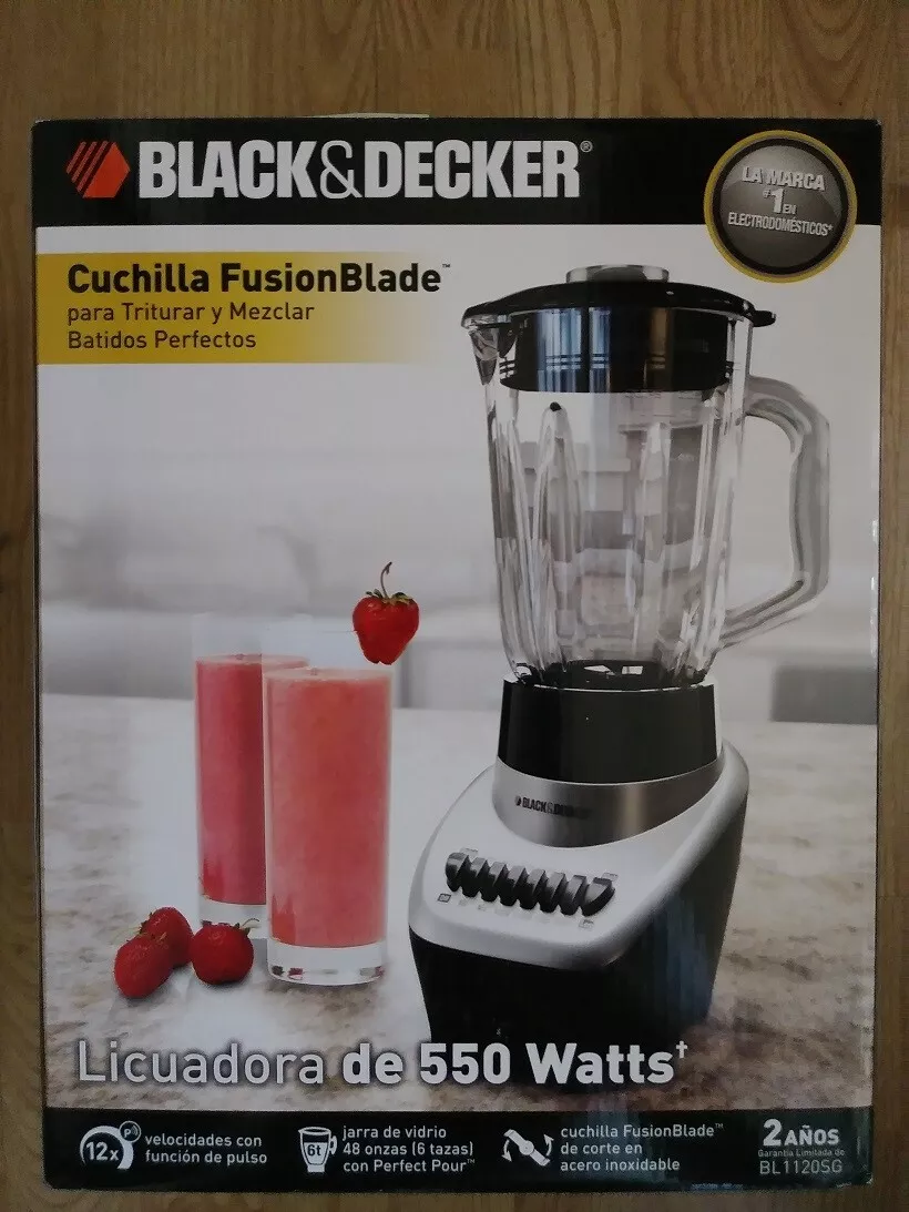 BLACK & DECKER 12-Speed Blender - FusionBlade - 6 Cup - Silver