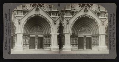 Doorway St. Finns Barrs Cathedral, Cork, Ireland Old Historic Photo