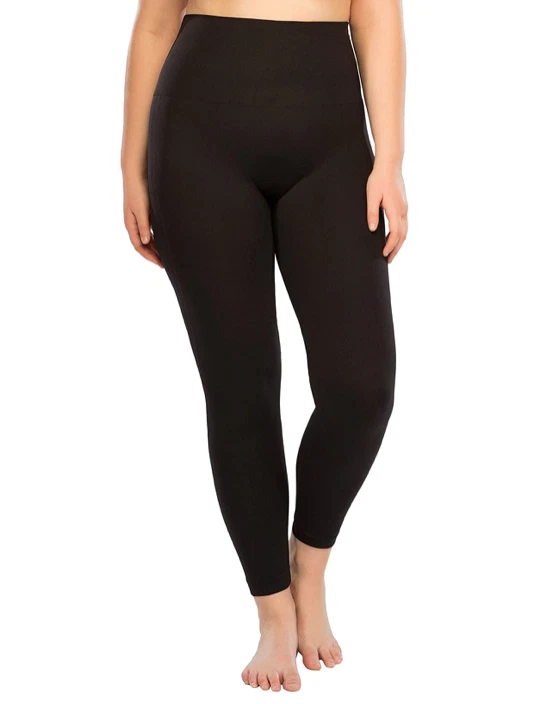 Spanx Look at Me Now Seamless Leggings FL3515 Very Black Sz. M