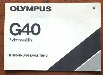 Olympus G40 Elektronenblitz (nur für IS-1000)