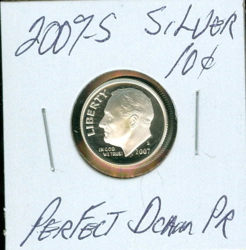 2007 S ROOSEVELT DIME SILVER PERFECT ULTRA FINEST PROOF DCAM