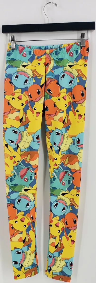 Pokemon Leggings Undergirl Anime Pickachu Women Junior Leggings Size XS/S