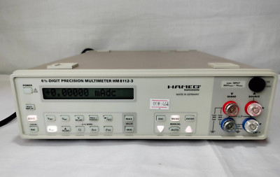 Hameg HM8112-3 HM8112-3b 6 1/2-Digit Precision Multimeter S/N: 044140103