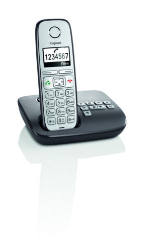 Gigaset E310A anthrazit mit AB, NEU, OVP, ECO-DECT Standard, Datum, Uhrzeit - Bild 1 von 1